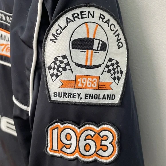 Abercrombie Kids Womens McLaren Formula One Bomber Jacket! - Picture 3 of 6